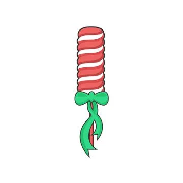 Candy Stick Gift Stock Illustration