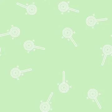 Candy on stick line seamless pattern Stock Illustration