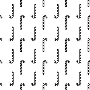 Candy stick pattern seamless vector Stock Illustration