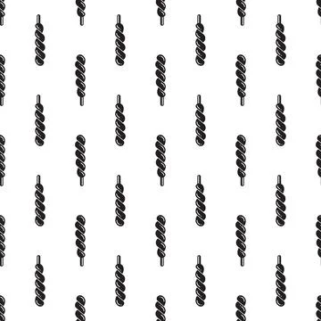 Candy stick pattern seamless vector Stock Illustration