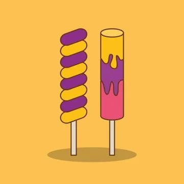 Candy sticks icon イラスト素材
