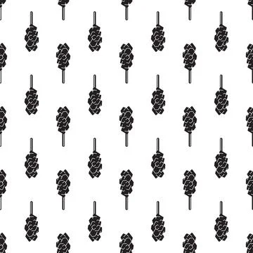 Candy sugar stick pattern seamless vector Stock Illustration