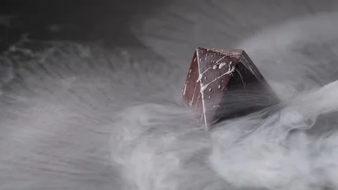 Candy surrounded by smoke. Stock Footage 132044014