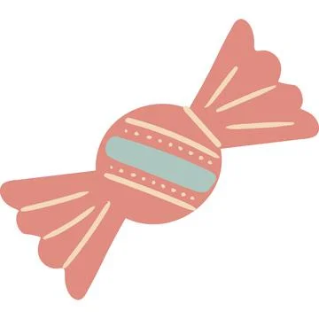 Candy sweet vector icon isolated on white Illustration