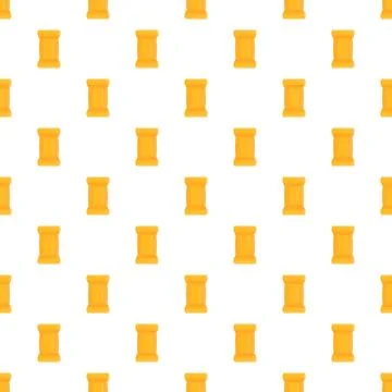 Candy sweets repeating seamless pattern on white background Stock Illustration