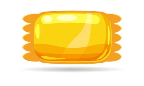 Candy sweets on white background, vector illustration, cartoon style Stock Illustration