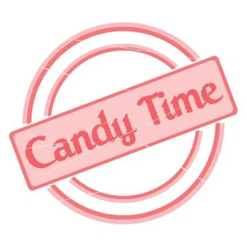 Candy Time Stamp Stock Illustration