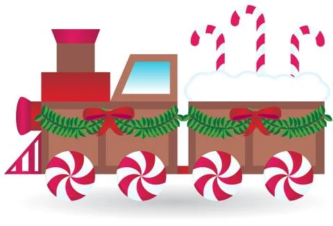 Candy train Stock Illustration