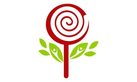 Candy Tree Logo Stock-Illustration