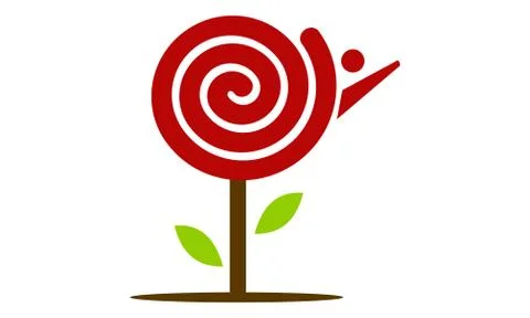 Candy Tree Logo Stock-Illustration