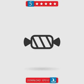 Candy vector icon Stock Illustration