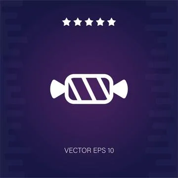 Candy vector icon Illustrazione stock