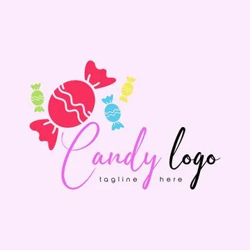 Candy vector logo Stock Illustration