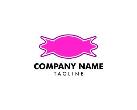 Candy vector logo template, Candy shop icon, Sweet logo, Candy vector, Cand.. Ilustración de archivo