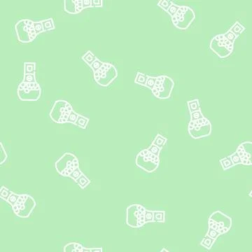 Candy vending machine line vector seamless pattern Stockillustratie