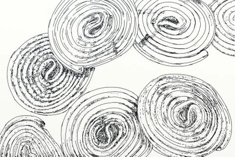 Candy, wheeled licorice Stock Illustration