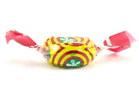 Candy on white background Stock Photos