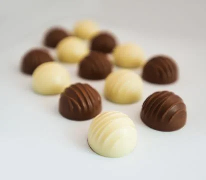 Candy on white background Stock Photos