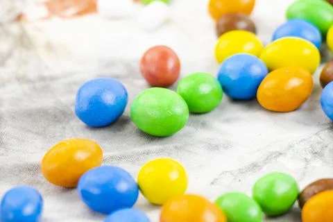 Candy on the white background Foto stock