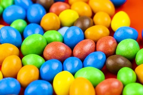 Candy on the white background Stock Photos