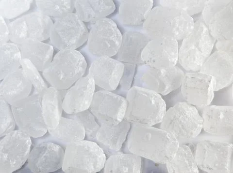 Candy white sugar Stock Photos