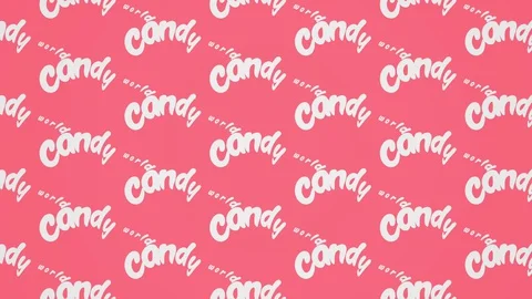 Candy world text kinetic typography. Wonderland, magic sweets, tasty caramel Stock Footage 129977964