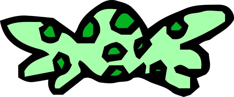 Candy wrapper scribbles drawn by children set Stock Illustration
