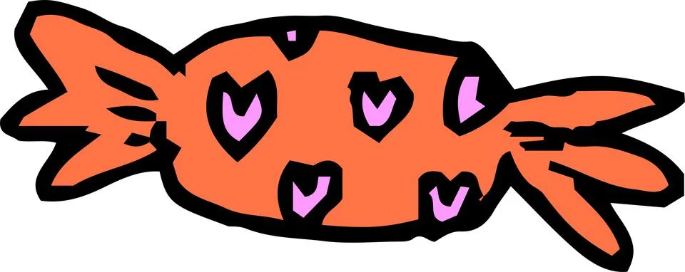 Candy wrapper scribbles drawn by children set.ai????? Stock Illustration