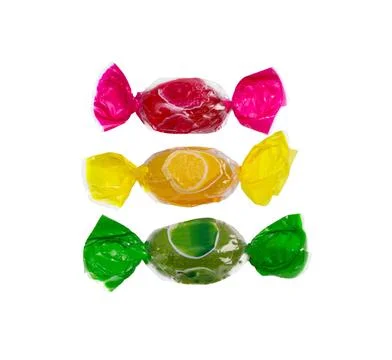 Candy Wrappers Set Stock Photos