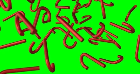Candycane green Stock Footage 98763670