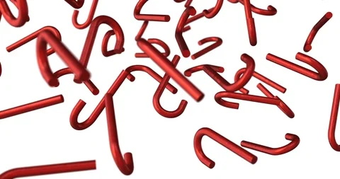 Candycane white Video stock 98764110