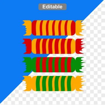 Candys various color Stock Illustration