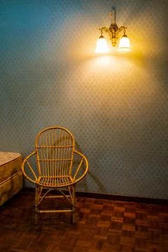 Cane chair Stock Photos