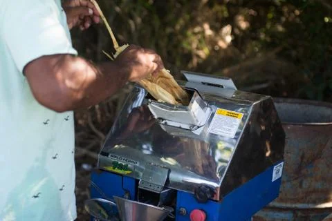 Cane Juice Machine Stock Photos