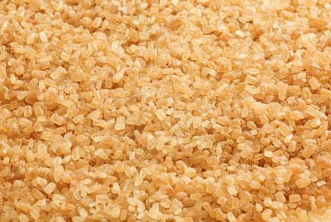 Cane sugar coarse-grained Foto stock