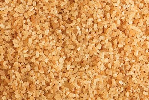 Cane sugar coarse-grained Stock Photos