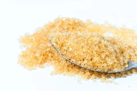 Cane sugar in studio light Stock Photos