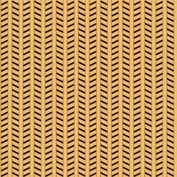 Cane wicker parquet seamless pattern Illustrazione stock