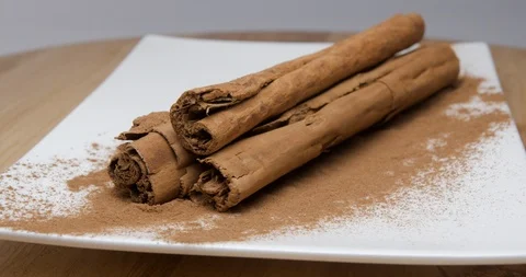 Canella cinamon rotating close up Stock Footage 101467962