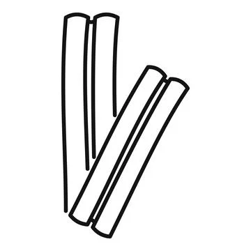 Canella spice icon outline vector. Cinnamon stick Stock-Illustration