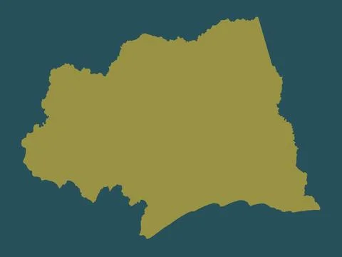 Canelones, Uruguay. Solid color shape Stock Illustration