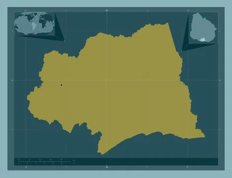 Canelones, Uruguay. Solid color shape イラスト素材