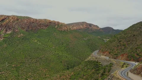 Cango Caves Mountain range near Oudtshoorn South Africa Stock Footage 233560175