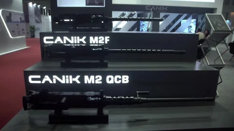 Canik firearms showcased Video stock 258405480