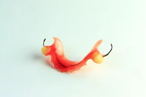 Canine teeth denture Stock-Fotos