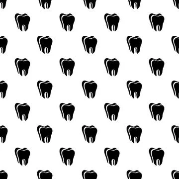 Canine tooth icon, simple style Stock Illustration