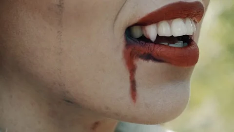 Canines Of Vampire Stock-Footage 90118685