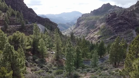 Canion of Gran Canaria Stock Footage 124496283