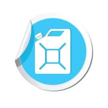 Canister BLUE LABEL Stock Illustration