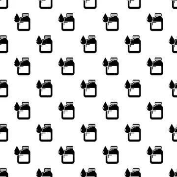 Canister engine oil pattern seamless 스톡 일러스트